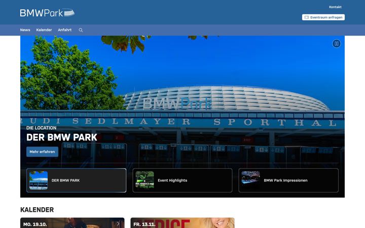 Screenshot of bmwpark.de