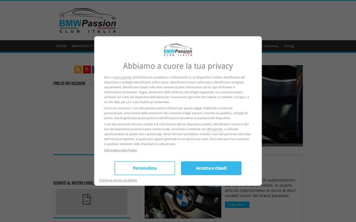 Screenshot of bmwpassion.com