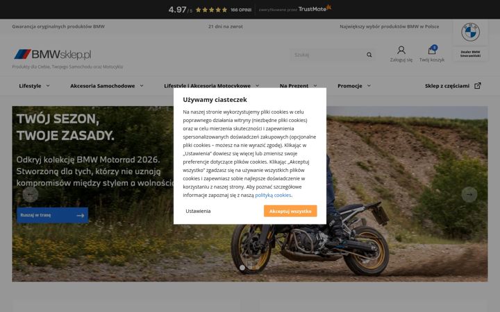Screenshot of bmwsklep.pl