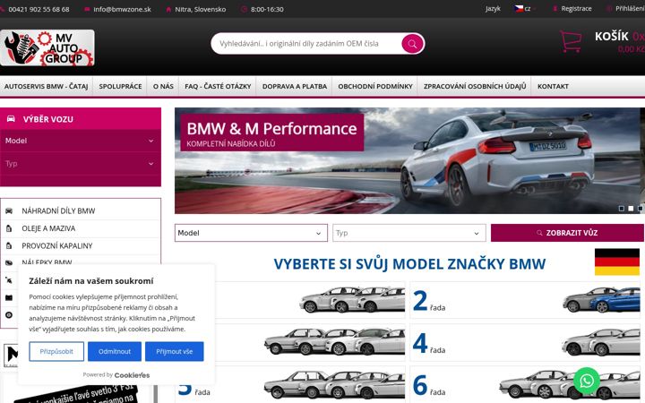 Screenshot of bmwzone.cz