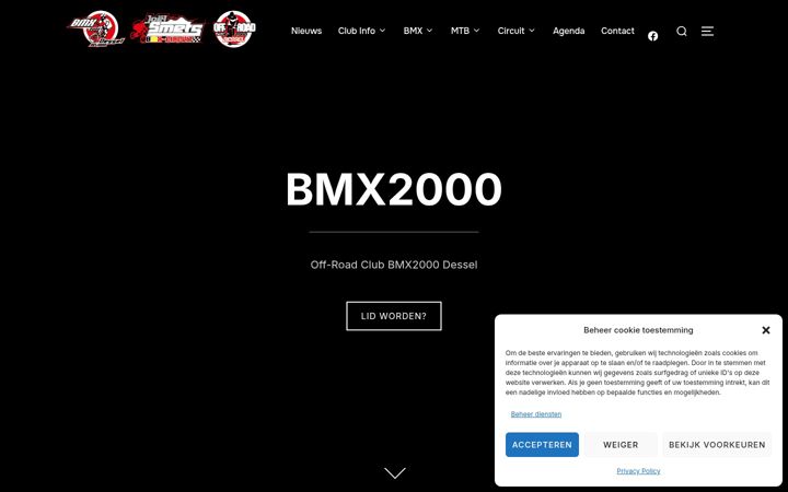 Screenshot of bmx2000.be