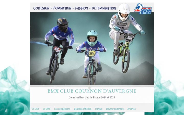 Screenshot of bmxclubcournon.com