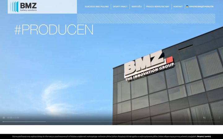 Screenshot of bmzpoland.pl