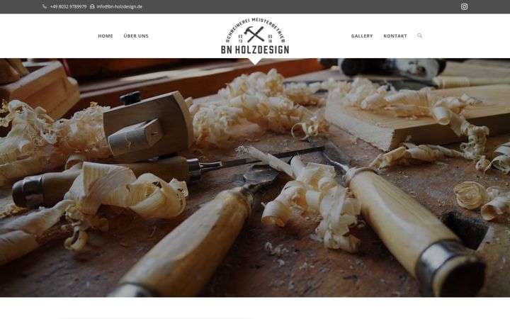 Screenshot of bn-holzdesign.de