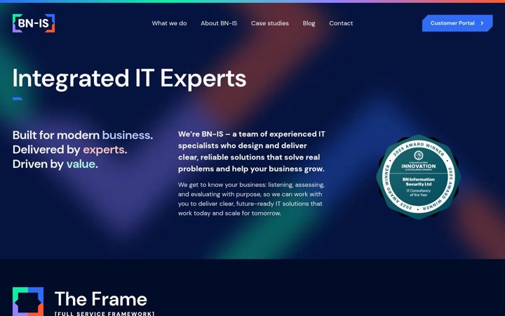 Screenshot of bn-is.com
