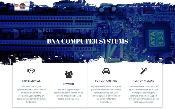 Screenshot of bnacomputers.nl