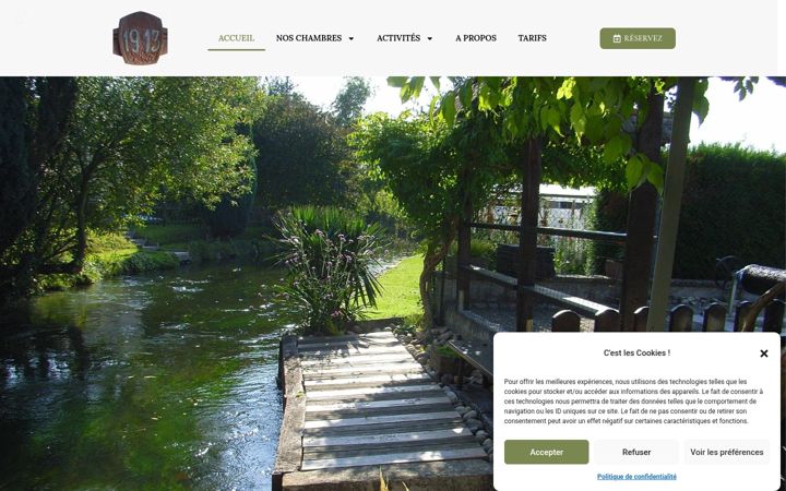 Screenshot of bnb-aupetitruisseau.com