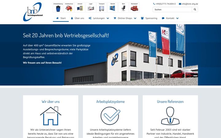 Screenshot of bnb-ohg.de