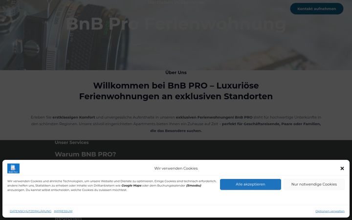 Screenshot of bnb-stays.de