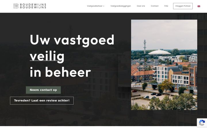 Screenshot von bnbbeheer.nl