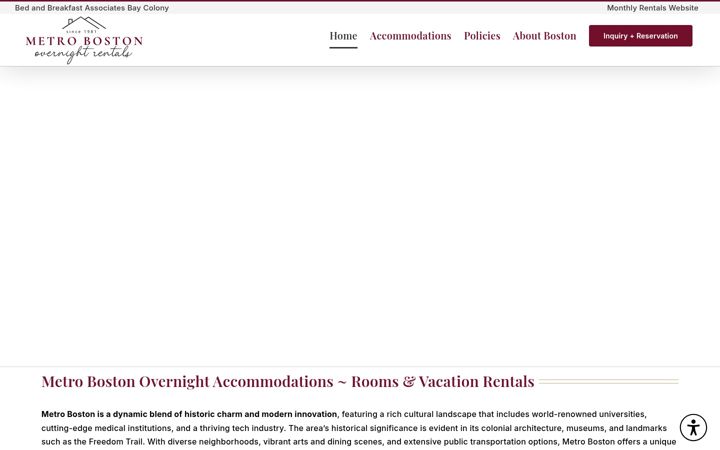Screenshot von bnbboston.com