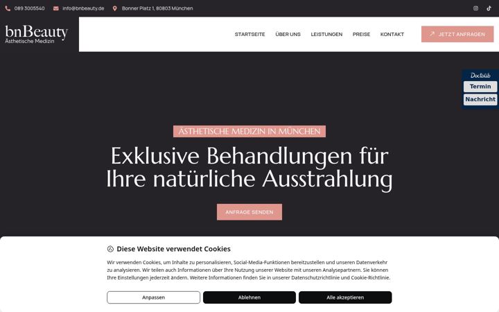 Ekraanipilt saidist bnbeauty.de