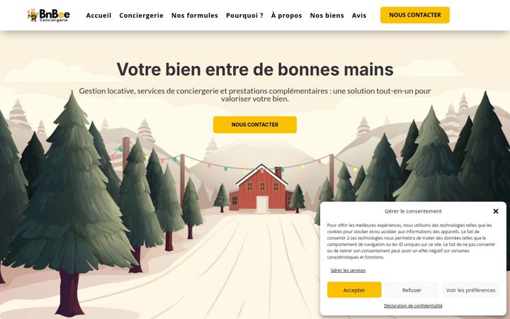 Screenshot of bnbee.fr
