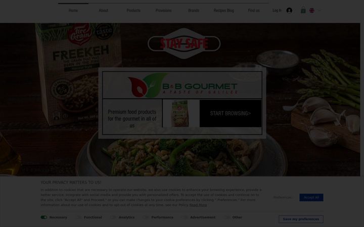 Screenshot του bnbgourmet.com