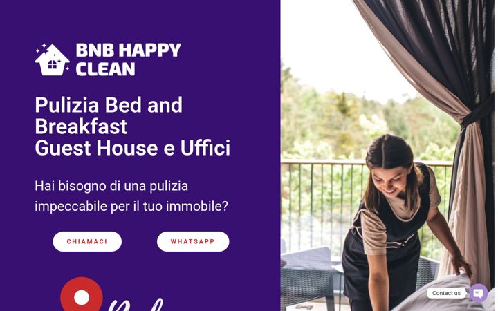 Screenshot of bnbhappyclean.it