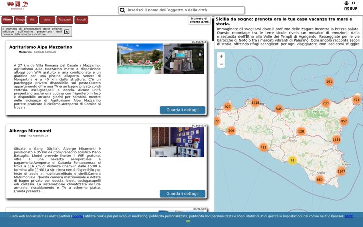 Screenshot stránky bnblarosa.it