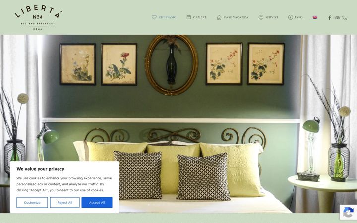 Screenshot of bnbliberta.com