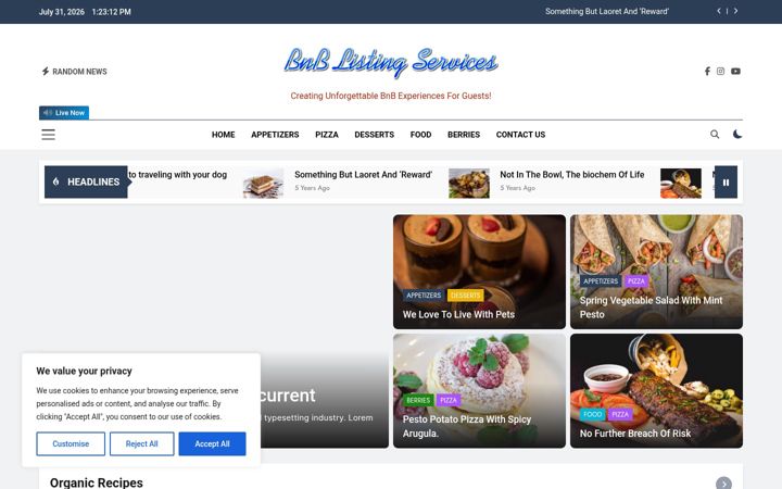 Screenshot of bnblistingservices.com