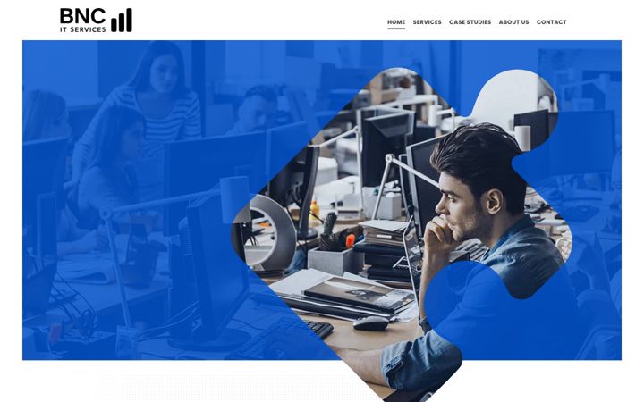 Screenshot di bncitservices.com