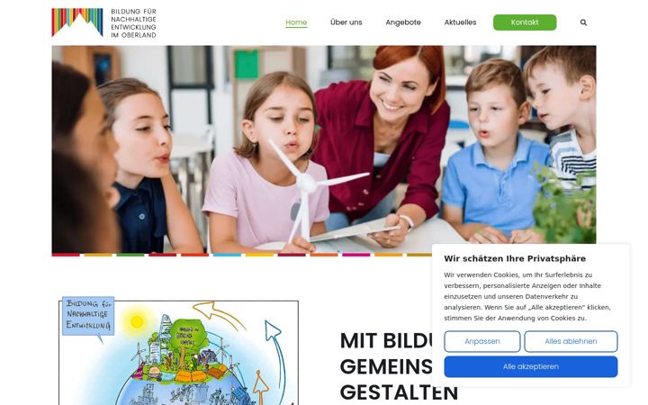 Screenshot di bne-netzwerk-oberland.de