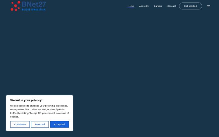 Screenshot of bnet27.com