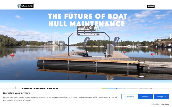 Screenshot of bngboatwasher.com