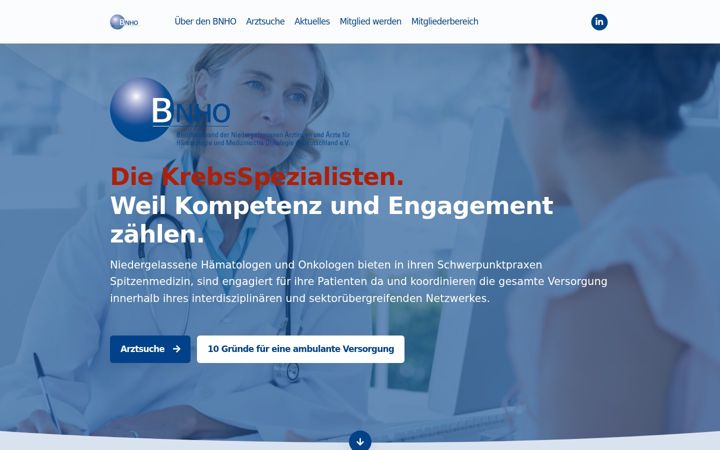 Screenshot of bnho.de