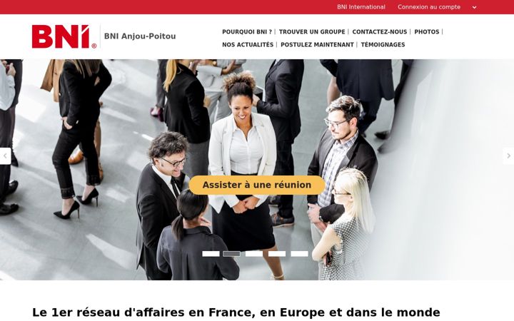 Screenshot of bni-anjoupoitou.fr