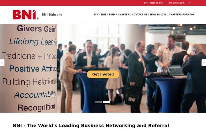 Screenshot of bni-bahrain.com