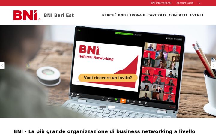 Screenshot of bni-bariest.it