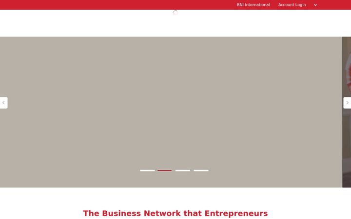 Screenshot of bni-bas.co.uk
