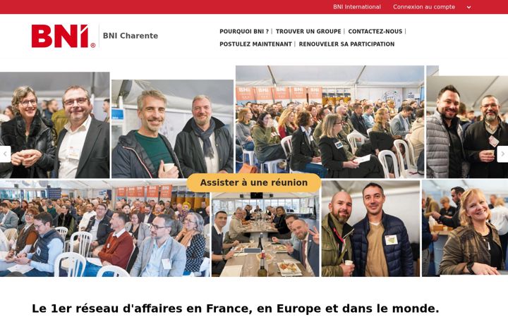 Screenshot of bni-charente.fr