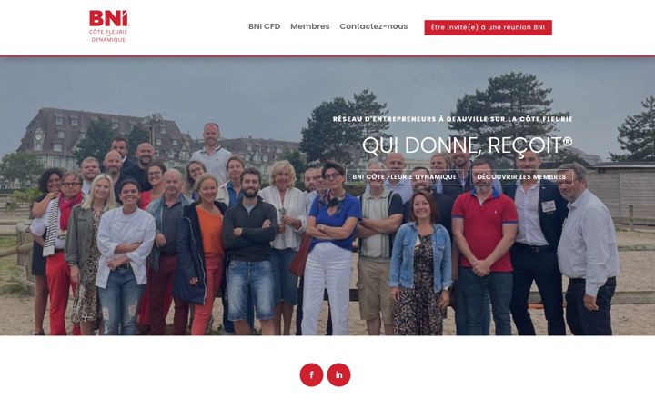 Screenshot of bni-cote-fleurie-dynamique.fr