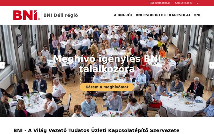 Screenshot of bni-deliregio.hu