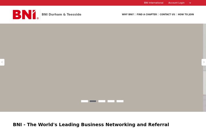 Screenshot of bni-dt.co.uk