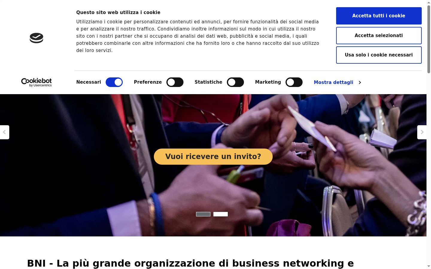 Képernyőkép a bármilyen interakció előtt megjelenő hozzájárulási bannerről