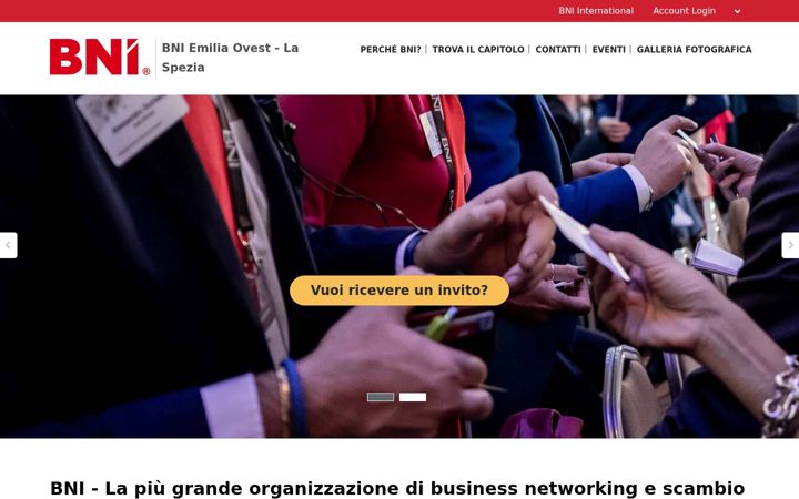 Screenshot of bni-emiliaovest.it