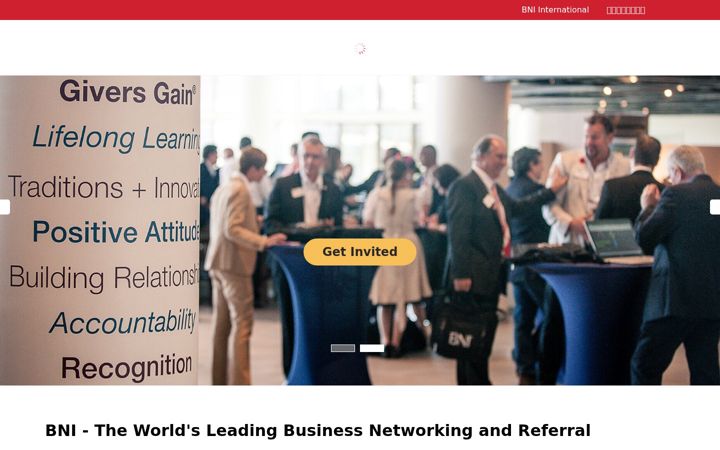 Screenshot of bni-hs.com