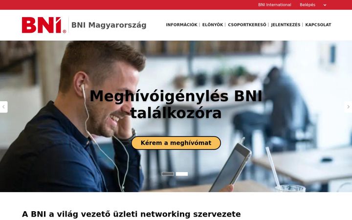 Screenshot of bni-hungary.com