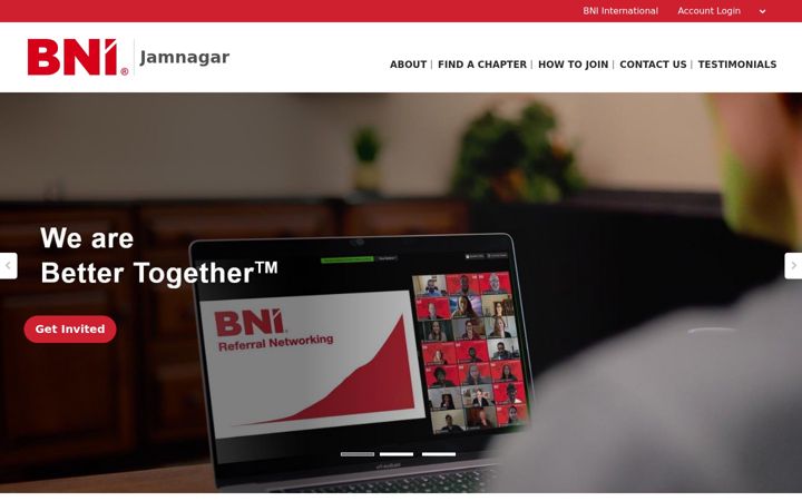 Ekrānuzņēmums no bni-jamnagar.in