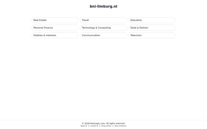 Screenshot of bni-limburg.nl