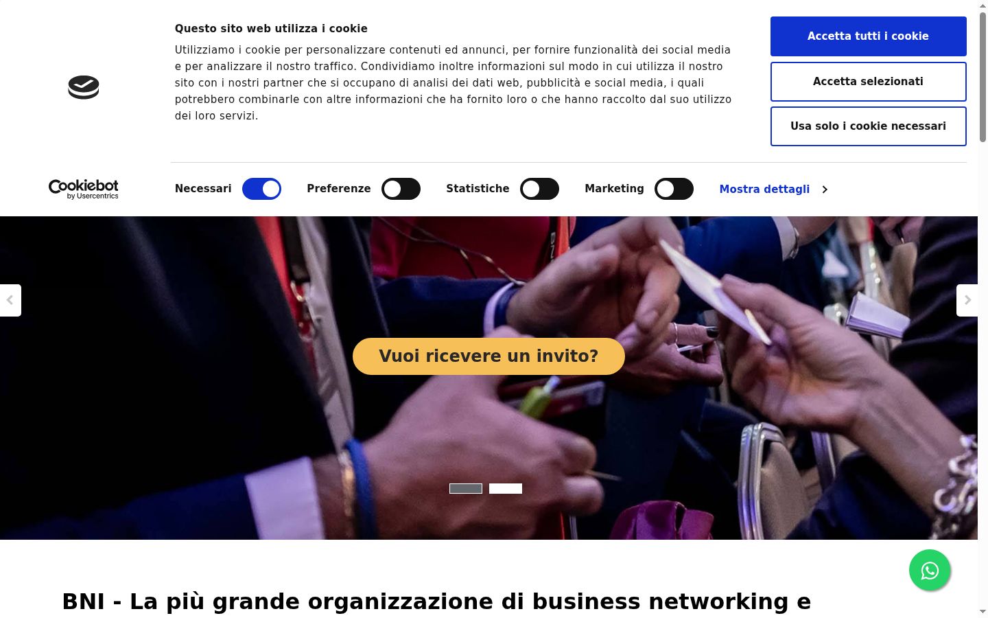 Capture d'écran de la bannière de consentement affichée avant toute interaction