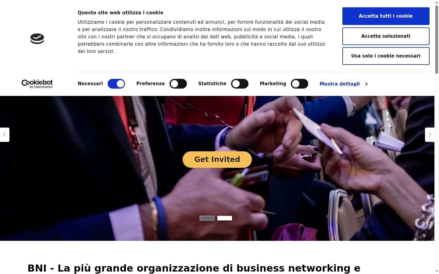 Sutikimo reklamjuostės, rodytos prieš bet kokią sąveiką, ekrano kopija
