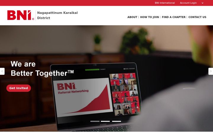 Ekrano kopija bni-nagapattinumkaraikaldistrict.in