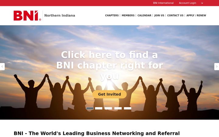 Screenshot of bni-ni.com