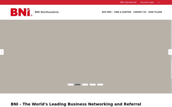 Screenshot ta' bni-northumbria.com