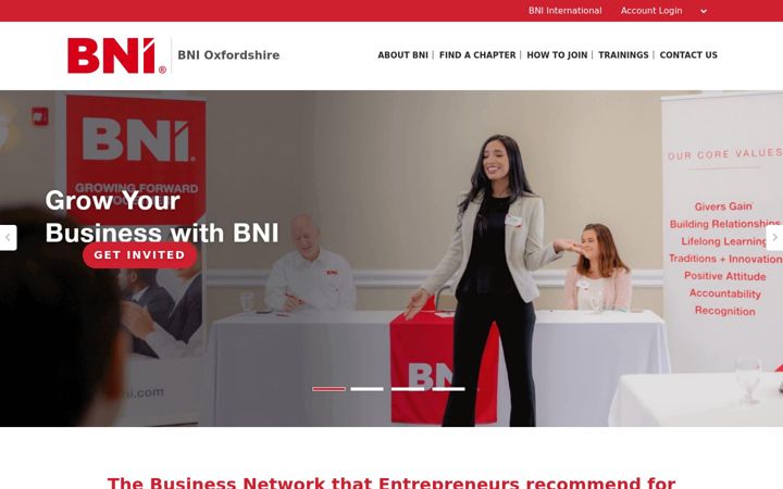Screenshot of bni-oxnb.co.uk