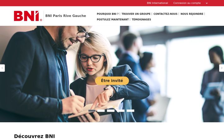 Screenshot of bni-paris-rive-gauche.fr