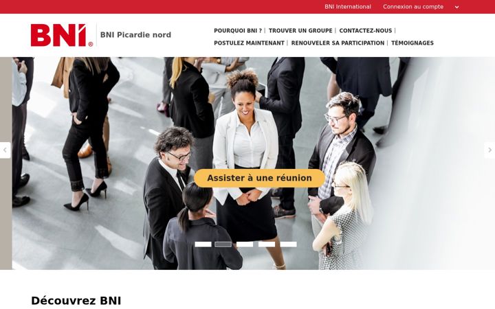 Screenshot of bni-picardie-nord.fr