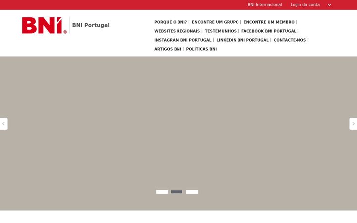 Screenshot of bni-portugal.com